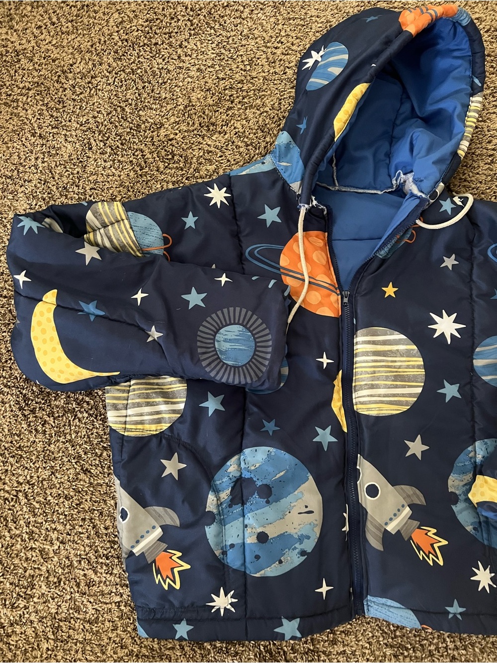 Handmade Outer Space Coat - Picture 3 of 6
